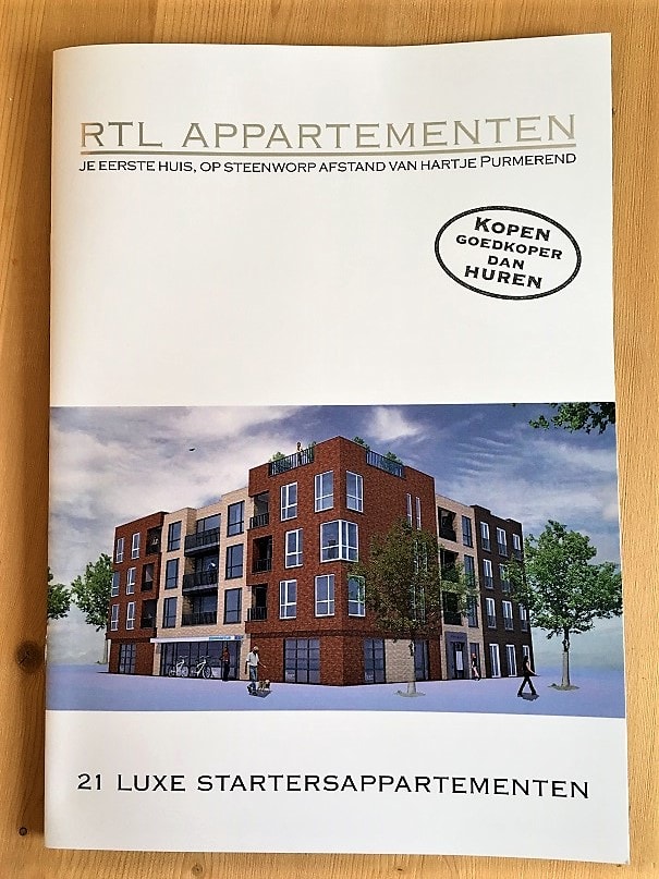 Brochure RTL Appartementen voorzien van digitale zilverfolie