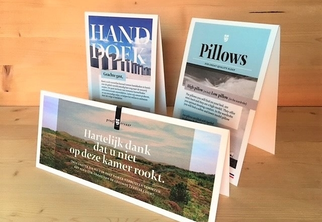 kunststof geprint voor de horeca